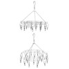 20 Clip Socks Rack Underwear Drying Hanger Stainless Steel Clothes