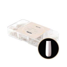 Apres Neutrals Gel-X Whitney Box Of Nail Tips, 11 Sizes 00-9, Soft Gel Tip Box (150pcs) (Sculpted Square Long, 150)