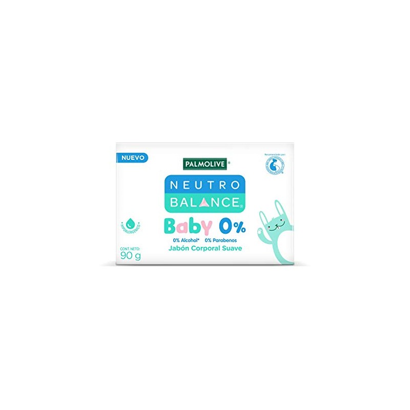Neutro Balance Baby, Jabón en barra para bebé, 0% 90gr