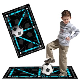 HIULLEN Football Training Mat, 60 x 90 cm Football Mat, Ball Control, Football Step Training Mat, Football Mat, Football, Shock-Absorbing Football Mat, Football Practice Equipment for Teenagers
