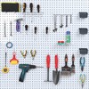 FRIMOONY Pegboard Hooks Assortment with Pegboard Bins, Peg Locks, for