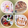 OLYCRAFT 8pcs Wood Rolling Pins 25.5cm Clay Rolling Pins 27.5mm