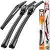 Recambo Windscreen Wiper Front and Rear Compatible with Vauxhall Meriva