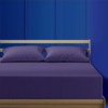 AL NOOR HOME Premium Navy Blue Fitted Sheet - 100%
