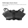 Alomejor Motorcycle Crash Bar Bag Black Waterproof Quick Release Universal