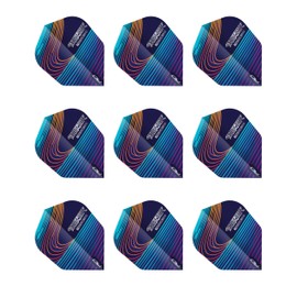 RED DRAGON Professional Player Peter Wright Snakebite Hardcore Shape No. 6 Extra Thick - 100 Micron - Dart Flights 3 Sets Per Pack (9 Dart Flights in total)