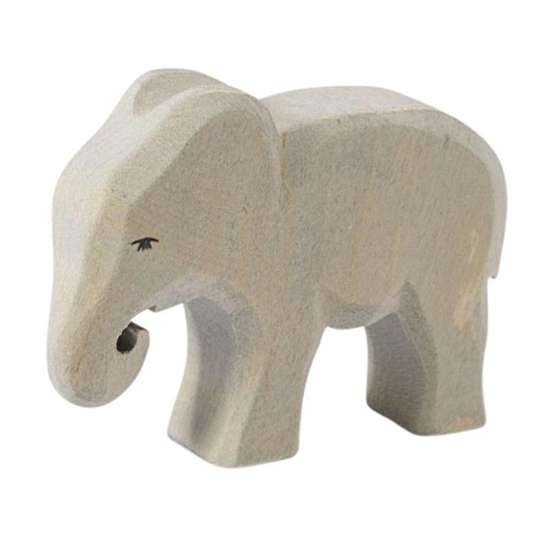 Ostheimer Elephant small eating wooden figure by (20423)