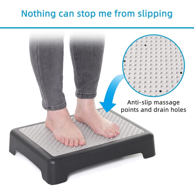 Wefaner Platform Safety Step - Non-Slip Indoor and Outdoor Large
