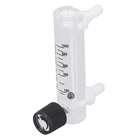 Gas Flow Meter Ml/min Tester, Transparent Gas Tester Flowmeter, Large Measuring Range 10-1000 ml/min, with Simple Control Panel, for Air Control