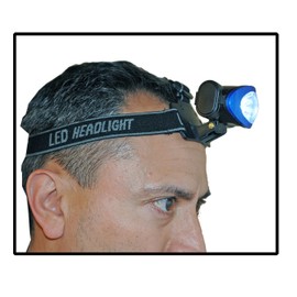 BLAZING LEDZ Headlamp LED 10 Light : 3 Mode : Batteries Included