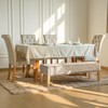 EVOLLER - Funda de asiento elástica de terciopelo para comedor,