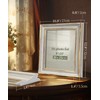 Afuly Photo Frame, Stylish, 6-piece Picture Frame, White, Gold, Wall