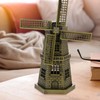 Windmill Model Desktop Decoration Ornaments - Netherlands Windmill Alloy Model