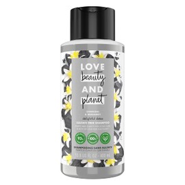 Love Beauty And Planet Clarifying Shampoo Delightful Detox Charcoal & Bergamot Vegan, Paraben & Sulfate & Silicone & Cruelty Free, Coconut, 13.5 Fl Oz | Love Beauty And Planet