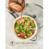 MICHELANGELO Large Frying Pan with Lid, 14 Inch Ceramic Skillet