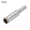 HARFINGTON 5pcs Diamond Drill Bit Hole Saw 7/16"(11mm) Tile Core