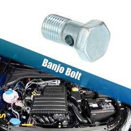 X AUTOHAUX 2 Set Universal Car Banjo Bolt Brake Fitting Adapter M14 x 1.5