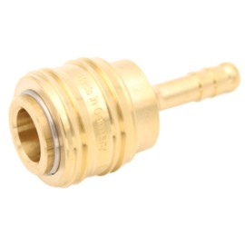 Compressed Air Coupling Socket Male Thread Internal Thread NW 7.2 - G1/8 Inch, G1/4 Inch, G3/8 Inch, G1/2 Inch (Coupling Socket with Hose Nozzle 6 mm (1/4 Inch)