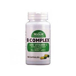 Mason Natural B Complex Plus Vitamin C 100 Tablets