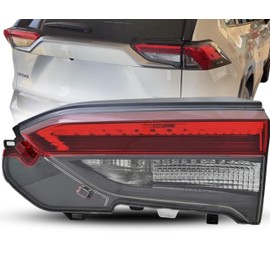 Replacement For Toyota RAV4 2019 2020 2021 2022 2023 LED Inner Tail Light Assembly Set Right/Passenger Side w/Bulb,CAPA Certified, TO2803148 / 81580-0R060