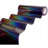 V2 HTV Heat Transfer Vinyl Film Holographic Chrome Flake (Black,