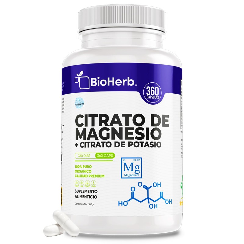 BioHerb® | Citrato de Magnesio + Citrato de Potasio –