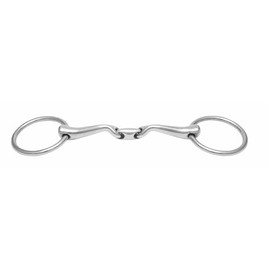 Stübben Gebiss 2425 Plain Bridle Fine Line - 13.0 cm - 12 mm - Stainless Steel