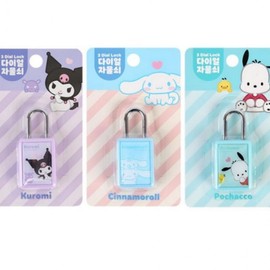 Sanrio Dial Mini Lock Cinnamoroll Lock 5ea