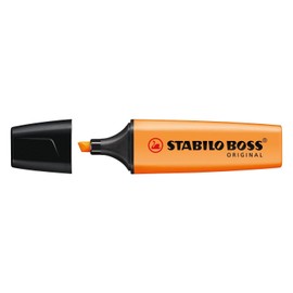 Stabilo Boss Original Refillable Highlighters 2-5 mm Bevelled Tip Pack of 8 Orange