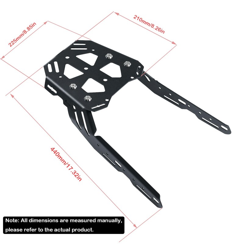 Motorcycle Luggage Rack Rear for Triumph Scrambler 400X Speed 400