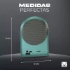 Maíz 4x3 Bocina Bluetooth Inalambrica Tws Recargable Usb Iman