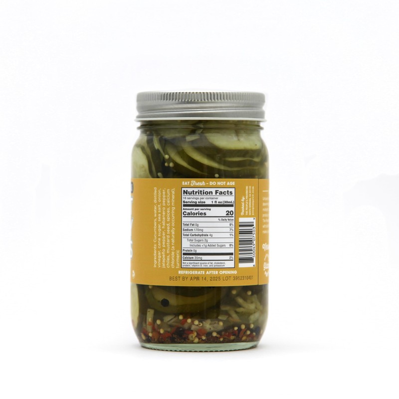 The People's Provisions - Sweet & Spicy Pickles 16oz -