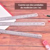 Regla de Metal Acero Inoxidable Graduada 12 Pulgadas 30 Centimetros