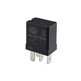 HELLA 933766801 Relay Micro Iso 4 Pole 12V Spst Res, Multi