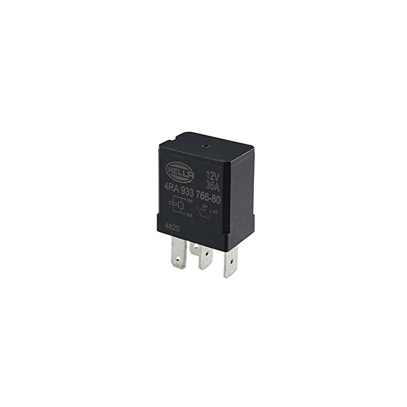 HELLA 933766801 Relay Micro Iso 4 Pole 12V Spst Res,