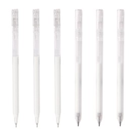 6 Art Line Pens, White Gel Pens, White Gel Pens for Writing, Tip Drawing Pens, Fine Art Pens