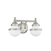 Livex 5712-05 Transitional Two Light Bath Vanity from Oldwick Collection