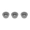 10PCS Black Coating Carbide Inserts Round CNC Turning Milling Inserts