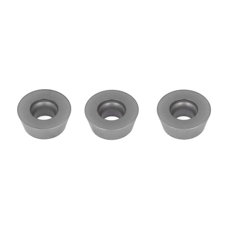 10PCS Black Coating Carbide Inserts Round CNC Turning Milling Inserts