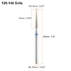 sourcing map 6pcs 120-140 Grits Diamond Grinding Bit 1.8mm Tapered