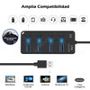 Sendowtek Hub USB 3.0 Universal 4 Puertos Multi USB 3.0