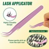 KEYYOULASH DIY Lash Extension Kit 120pcs Eyelash Clusters Eyelash Extension
