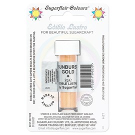 SUNBURST GOLD - Sugarflair Essbar Lebensmittelfarbe Puder Für Kuchen Dekorieren