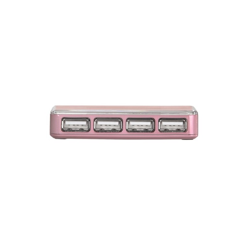 Hama "EMERGING" USB HUB 1:4, Pearl Pink