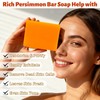 Joanssore 6 PCS Persimmon Soap for Old People Smell, Long