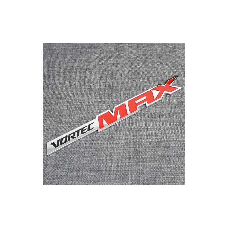 2Pcs Vortec Max High Output Emblems Door Badges Decal Nameplate