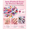 Skiennix Bedazzling Kit with Rhinestones and Tools,3mm Resin Rhinestones