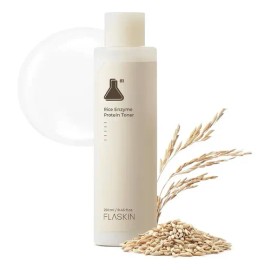 Flaskin Tónico Facial Hidratante Rice Enzyme Todo Tipo de Piel Día y Noche