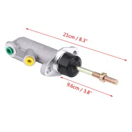 Qiilu Handbrake Master Cylinder, Aluminum Alloy Car Brake Clutch Master Cylinder 0.75 Bore Remote for Hydraulic Hydro Handbrake
