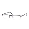 Fullwosing Shortsighted Glasses Nearsighted Alloy Half-Frame Glasses Men Women Strengths
